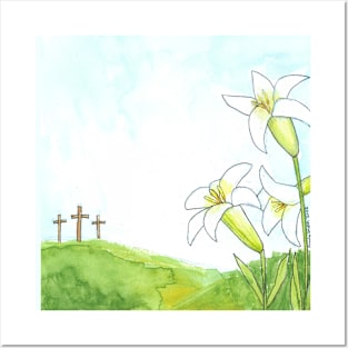 Lilies on Calvary Posters and Art